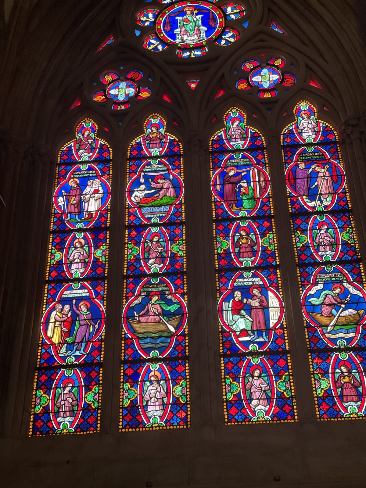 Vetrate a Bayeux, Normandia