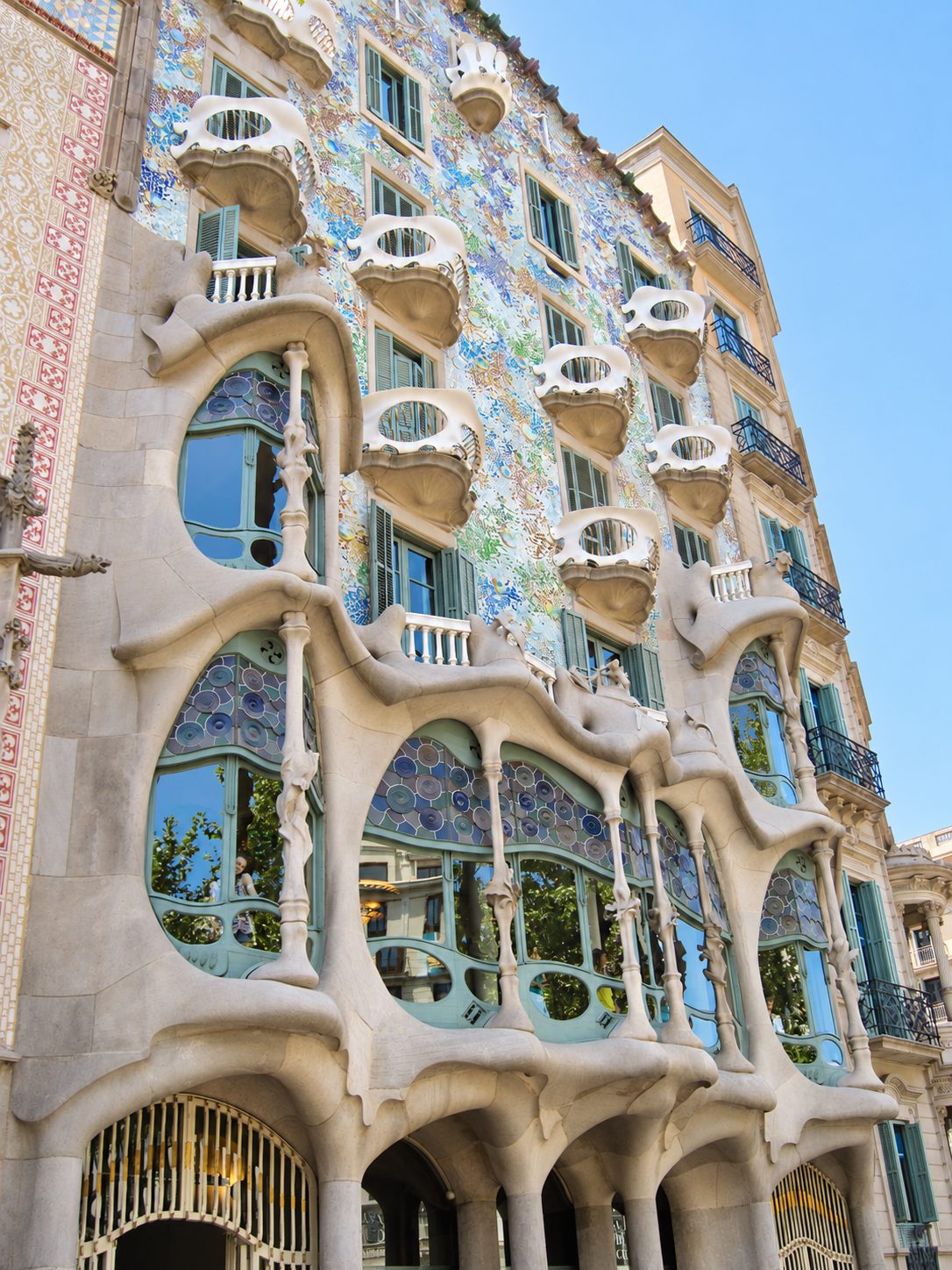 Casa Batlló, di Gaudí, Barcellona
