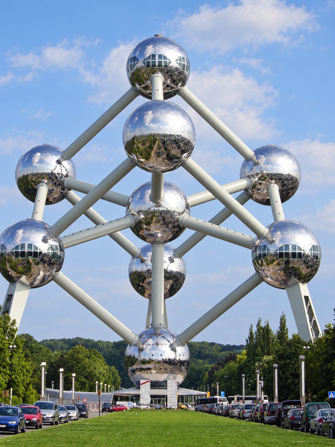 L'Atomium a Bruxelles, Belgio